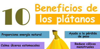 10 beneficios de los plátanos